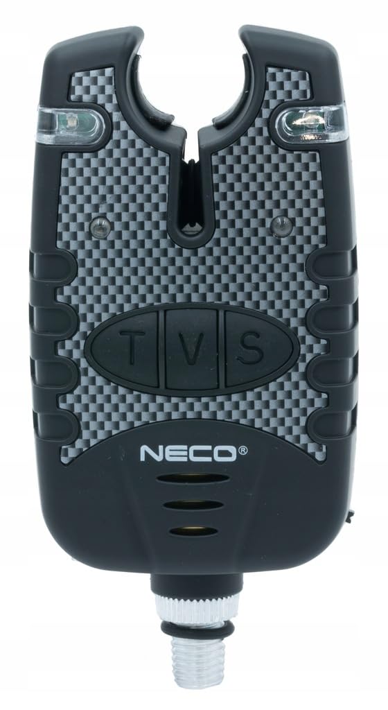NECO Zestaw Elektronicznych Sygnalizatorów Brań 4+1 – Wędkarskie Alarmy Brania CARP z Centralką, do łowienia karpi, Regulacja Czułości i Głośności, Czujnik zmierzchu, Diody LED (NIGHT SENSOR)