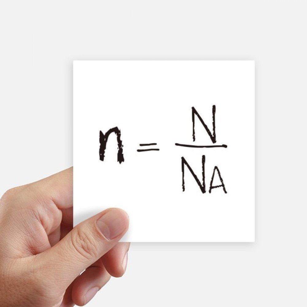 Sticker formule de chimie 10CM pour couvrir les rayures de valise et décorer un ordinateur