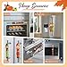 AerWo Fall Refrigerator Handle Covers Set of 3, Kitchen Decor Scarecrows Appliance Handle Covers for Microwave Oven Thanksgiving Decorations
