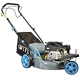 IMLEX Benzinrasenmäher IM-BRM132 Rasenmäher Benzin Mäher mit Antrieb,: 132 ccm, 40,5 cm Schnittbreite,: 40l Fangkorb,: Stahlgehäuse