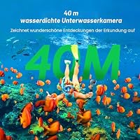 Surfola Action Cam 4K, Unterwasserkamera 40M Wasserdicht 20MP EIS Bildstabilisierun 170° Weitwinkel Helmkamera WiFi – Ansicht 2