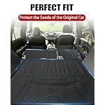 Cargo Liner Compatible with 2019-2025 Honda Passport Trunk Mat Cargo Mat Back Seat Cover Protector (Backrest Mats+Trunk Mat) - Image 2