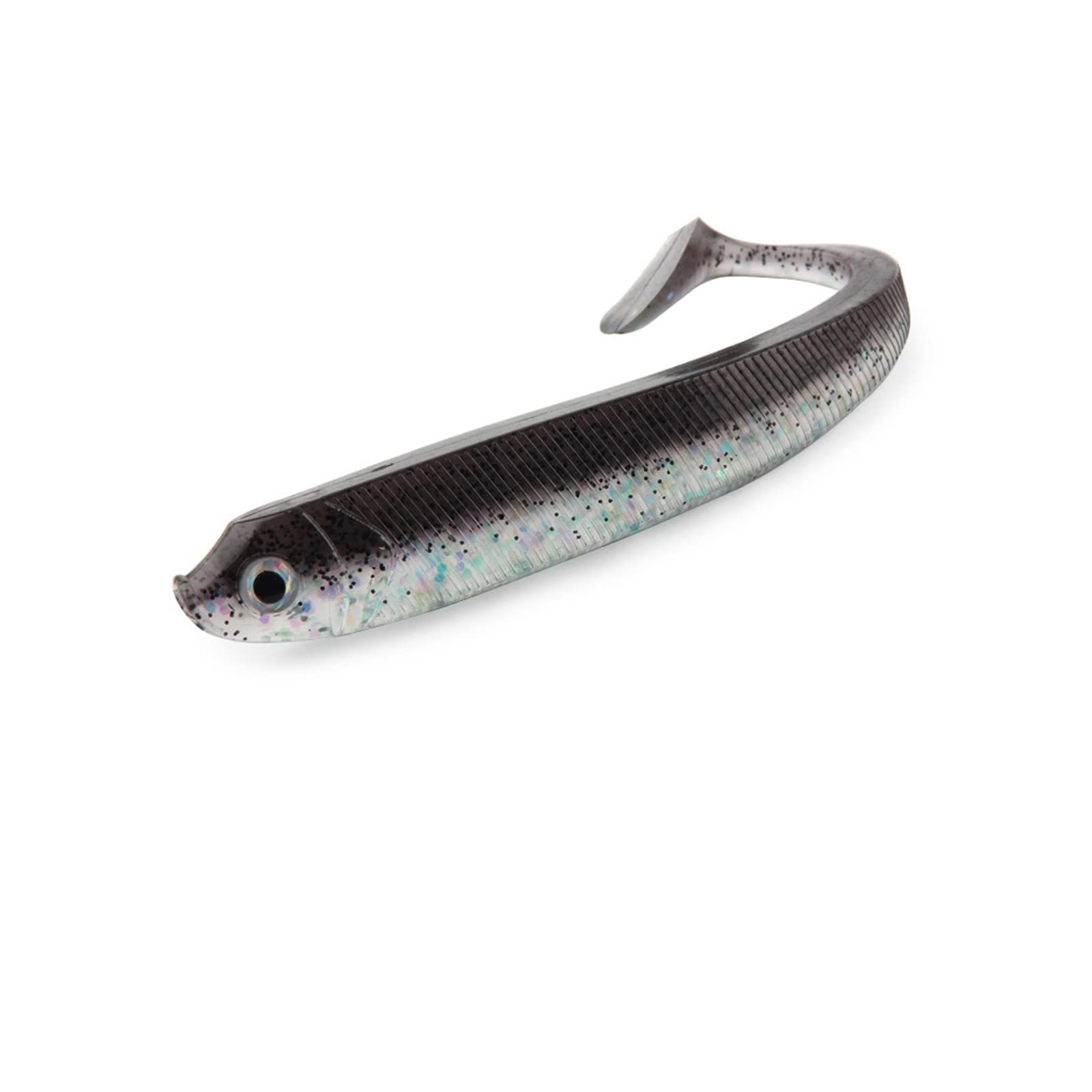 ICAMAS Silicone 75mm 95mm 125mm Fishing Bait Soft Plastic Paddle T Tail Swimbait Shad Fishing Lure Crankbait Bass Pike Trout (Color : Color-I, Size : 8pcs 75mm 2.5g)