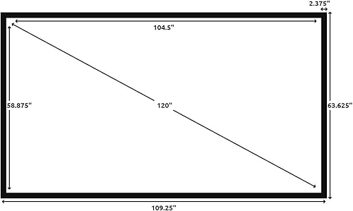 Vista 3 de Productos Silver Ticket - Serie STR, estructura fija para cine en casa de 6 piezas, 4K / 8K Ultra HD, HDTV, HDR y pantalla de proyección