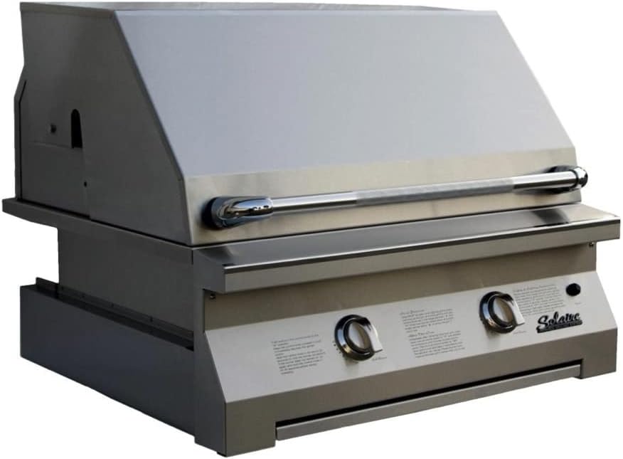 Windproof Covers 30 inch Heavy Duty Premium Vinyl Grill Cover to fit Solaire Built-in Grill