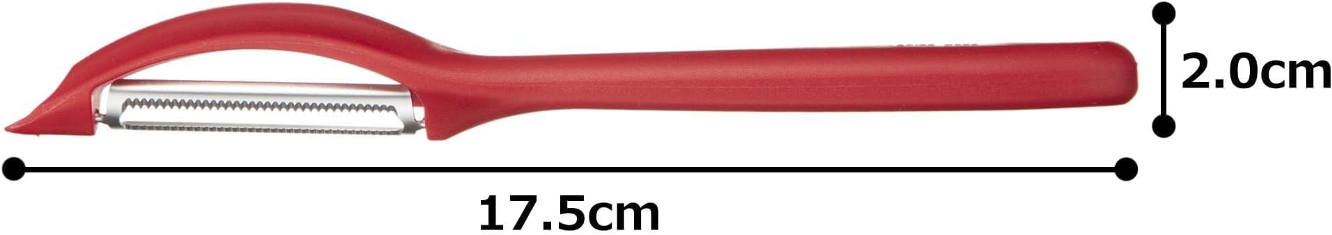 Victorinox VIC-7.6075.1 Specialty Knives & Tools Peelers Peeler Serrated Red