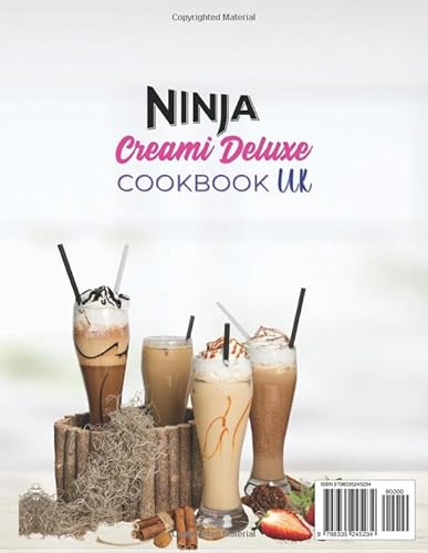 Ninja Creami Deluxe Cookbook UK: 1001 Days Easy-to-Make and Delicious Recipes for Making Sorbet, Gel