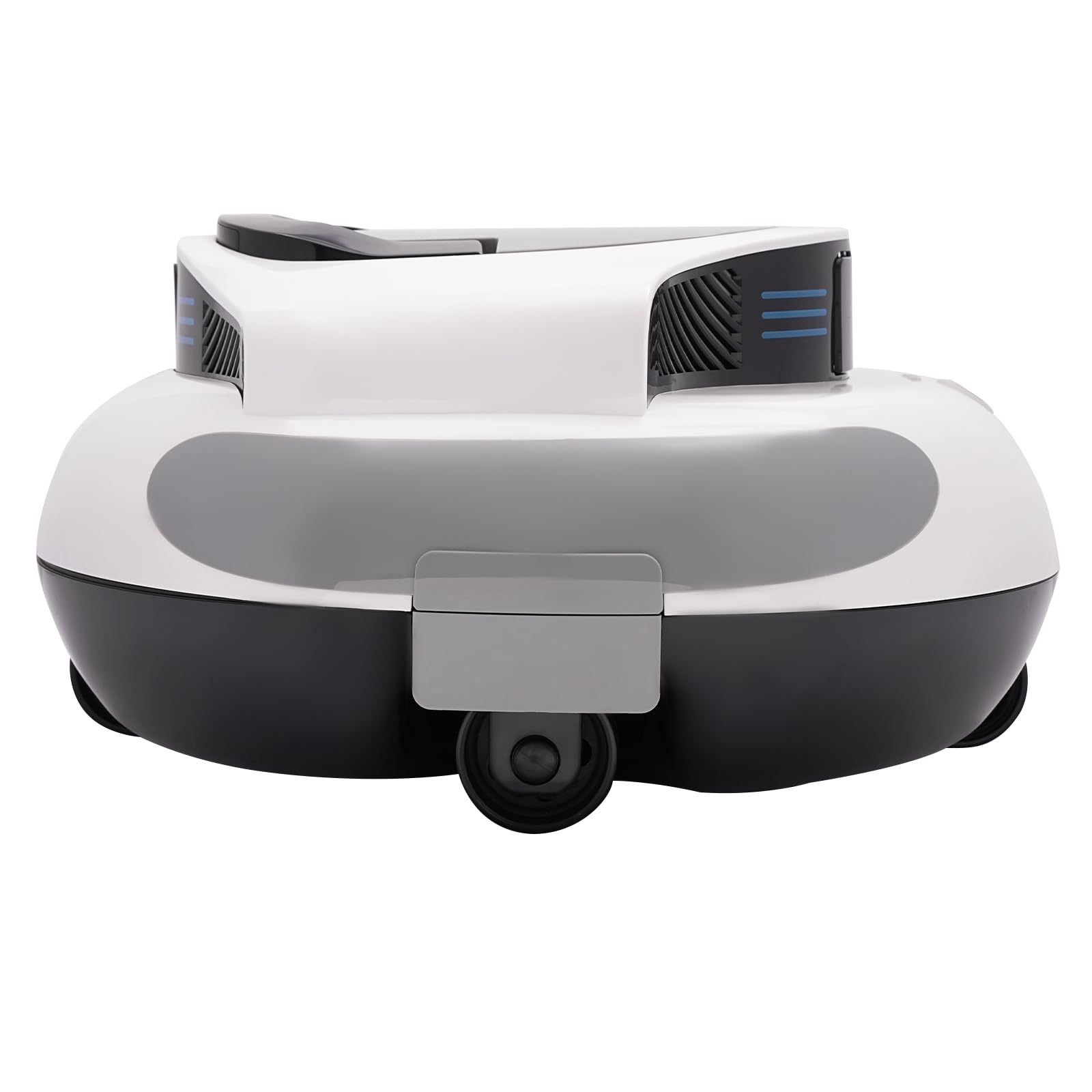Robot de piscina, aspiradora de piscina con batería de 18 W con batería de 5000 mAh y cargador, duración de 100 minutos, autoservicio, inicio One Touch, limpiador automático de piscinas de hasta 92,9