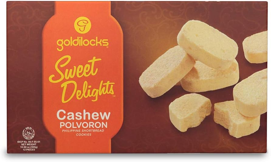Goldilocks Sweet Delights Cashew Polvoron 10.60oz (300g)