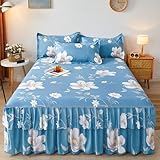 Photo Gallery highdi gonna da letto gonna per letto, stampa floreale piazza e mezza copriletto con volant elasticizzata antiscivolo gonna letto coprimaterasso lenzuolo (floreale 3,150x200cm) Photo Gallery highdi gonna da letto gonna per letto, stampa floreale piazza e mezza copriletto con volant elasticizzata antiscivolo gonna letto coprimaterasso lenzuolo (floreale 3,150x200cm)