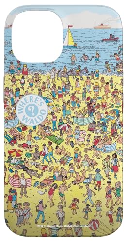ウォーリーをさがせ! the Beach Scene Front & Back スマホケース iPhone 14 用