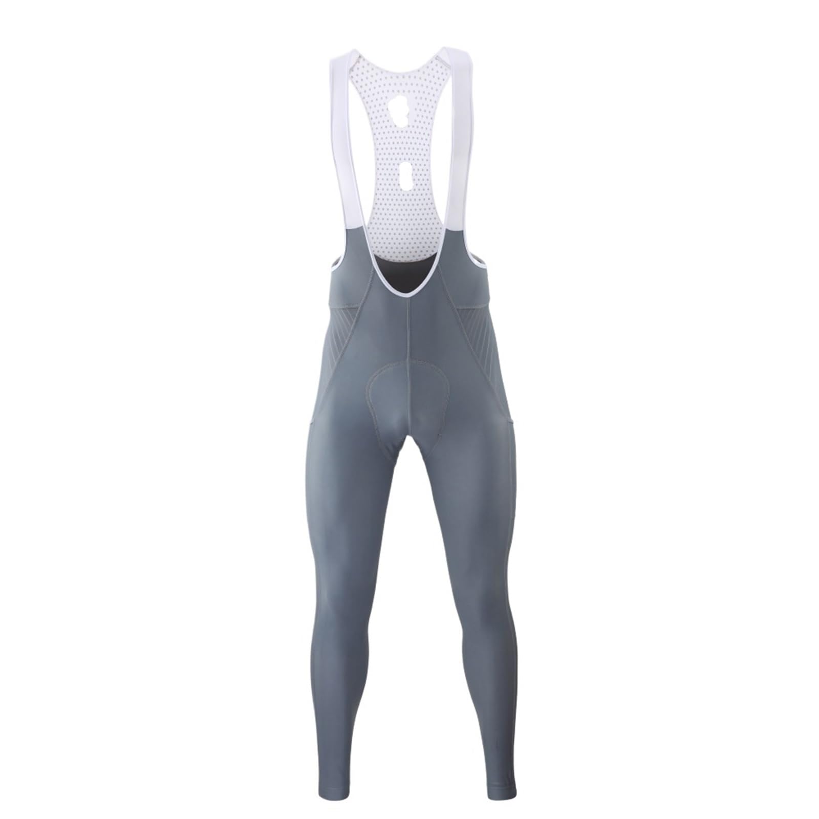 Men's Bibtights Bibtights Pantalones Largos de Ciclismo for Hombre, Pantalones Reflectantes con Almohadilla Gel for otoño, Transpirables Bolsillo Trasero