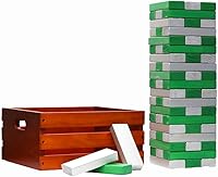 Vista 44 de Tailgating Pros Maderas gigantes de primera calidad con caja manchada: ¡elige los colores de tu equipo! Juego de patio al aire libre gigante