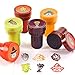 Produktbild German-Trendseller® - 6 x Stempel Harvest Moon Kinder Stempelset  Vogelscheuche  Ernte Dank  Selbstfärbend  Kinder lieben Diese bunten Herbst Stempel