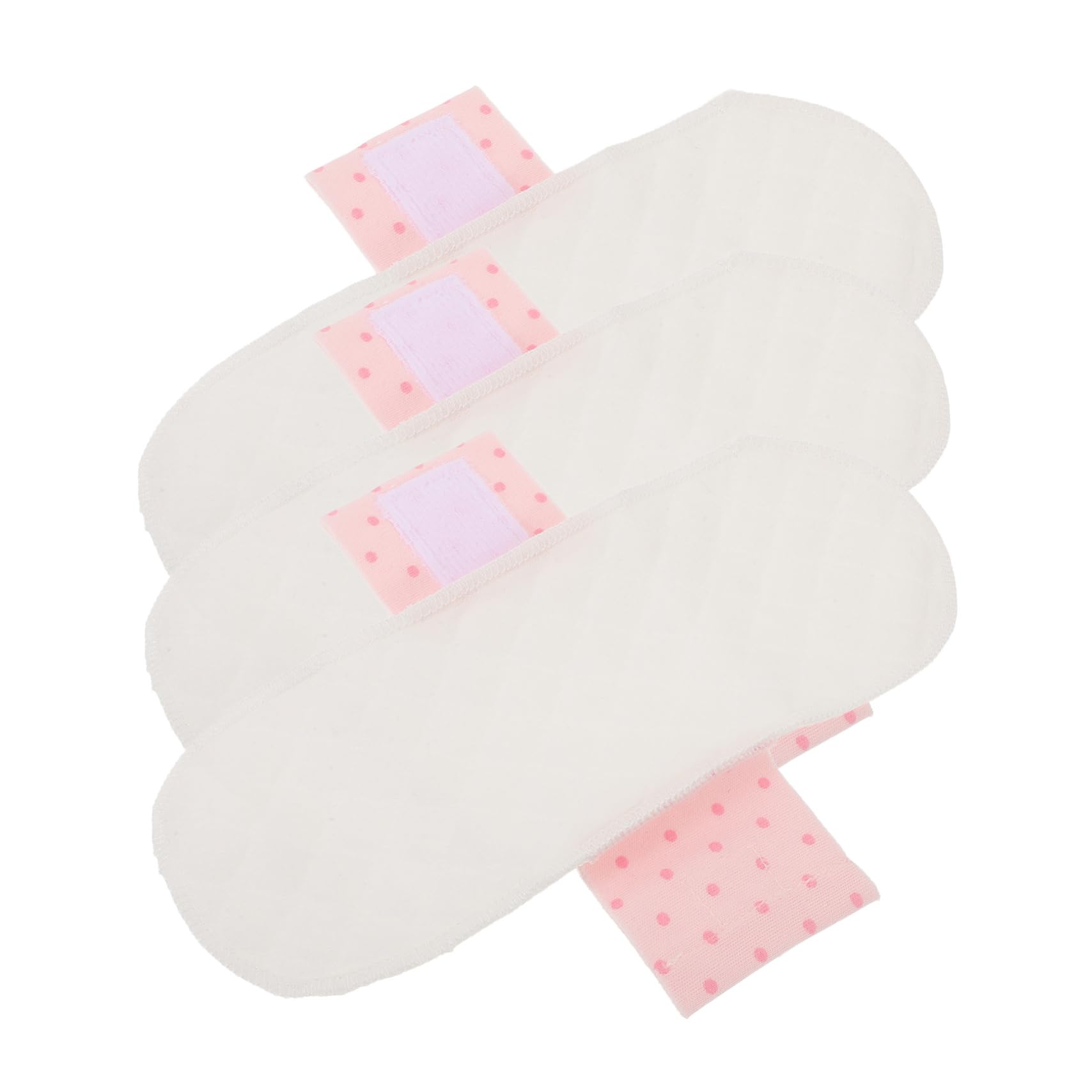 Anneome 15piezas Almohadillas Menstruales De Algodón Reutilizables Femeninos Absorbentes y Transpirables Para Viajes y Uso Diario Impermeables y Suaves