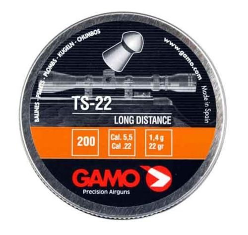 Gamo 632176854 TS-22 PELLETS .22 CAL. TINS OF 200 - BLI
