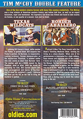 Texas Wildcats Border Cabellero 1936 DVD Región 1 solucione la falta de westerns clásicos raros 3