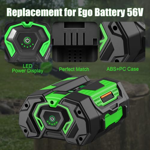 Image of Rechargeable for EGO 56V Battery 5000mAh Compatible with All Power 56V Tools