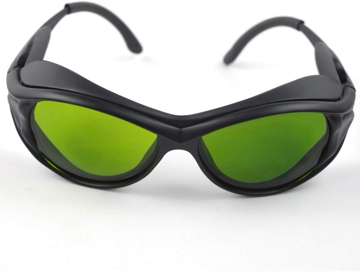 1064nm OD6 190-450nm&800-1700nm 405nm 450nm 808nm 830nm 850nm ND:Yag Blue IR Infrared Laser Protective Goggles Safety Glasses for Fiber Laser Welding Cutting Engraving CE T4-2