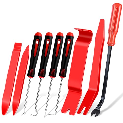 Xinodle 9 Pcs Auto Trim Removal Tool Set - Plastic Pry Tool Kit...