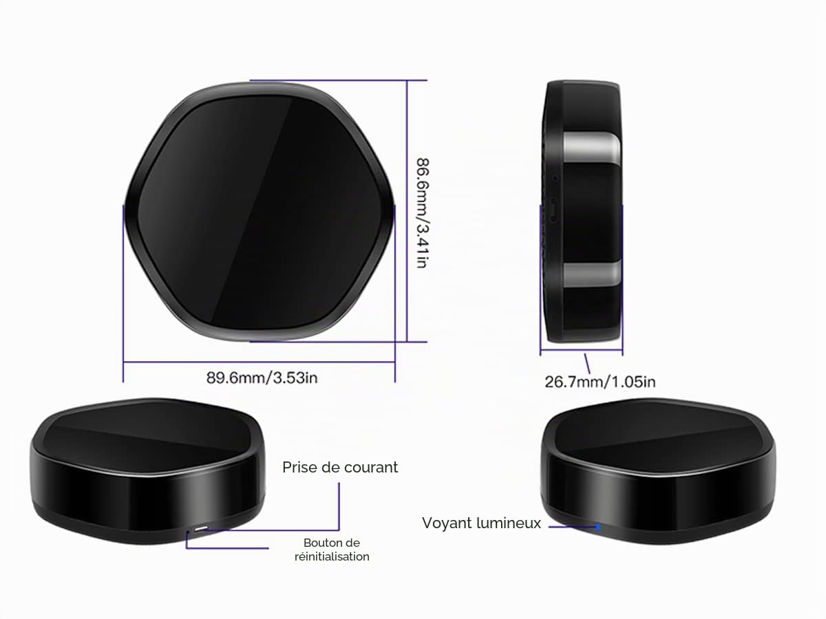 Multi fonctions passerelle ZigBee, 4 en 1 WiFI 2.4G + ZigBee 3.0 + Bluetooth BLE Mesh + IR, APP Tuya et Smart Life, compatible avec Amazon Alexa