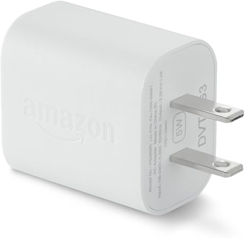 Tienda 5W USB Official OEM Charger and Power Adapter for Fire Tablets and Kindle eReaders - White