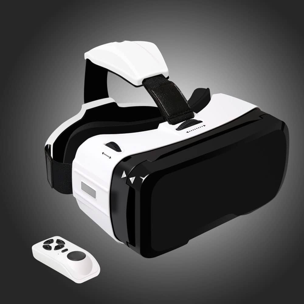 VR Headsets with Controller, 130°Wide -Angle HD Virtual Reality Goggles, VR Glasses Compatible for Smartphone w/4.7-6.0in Screen
