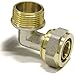 Produktbild 16er Schraubfitting - Winkel 90° mit 1/2" Aussengewinde für Aluverbundrohr, Schraubfitting 16x2, DVGW