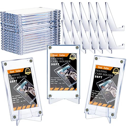 Protecteurs de cartes à vis 35 PT pour exposer vos cartes de baseball et football