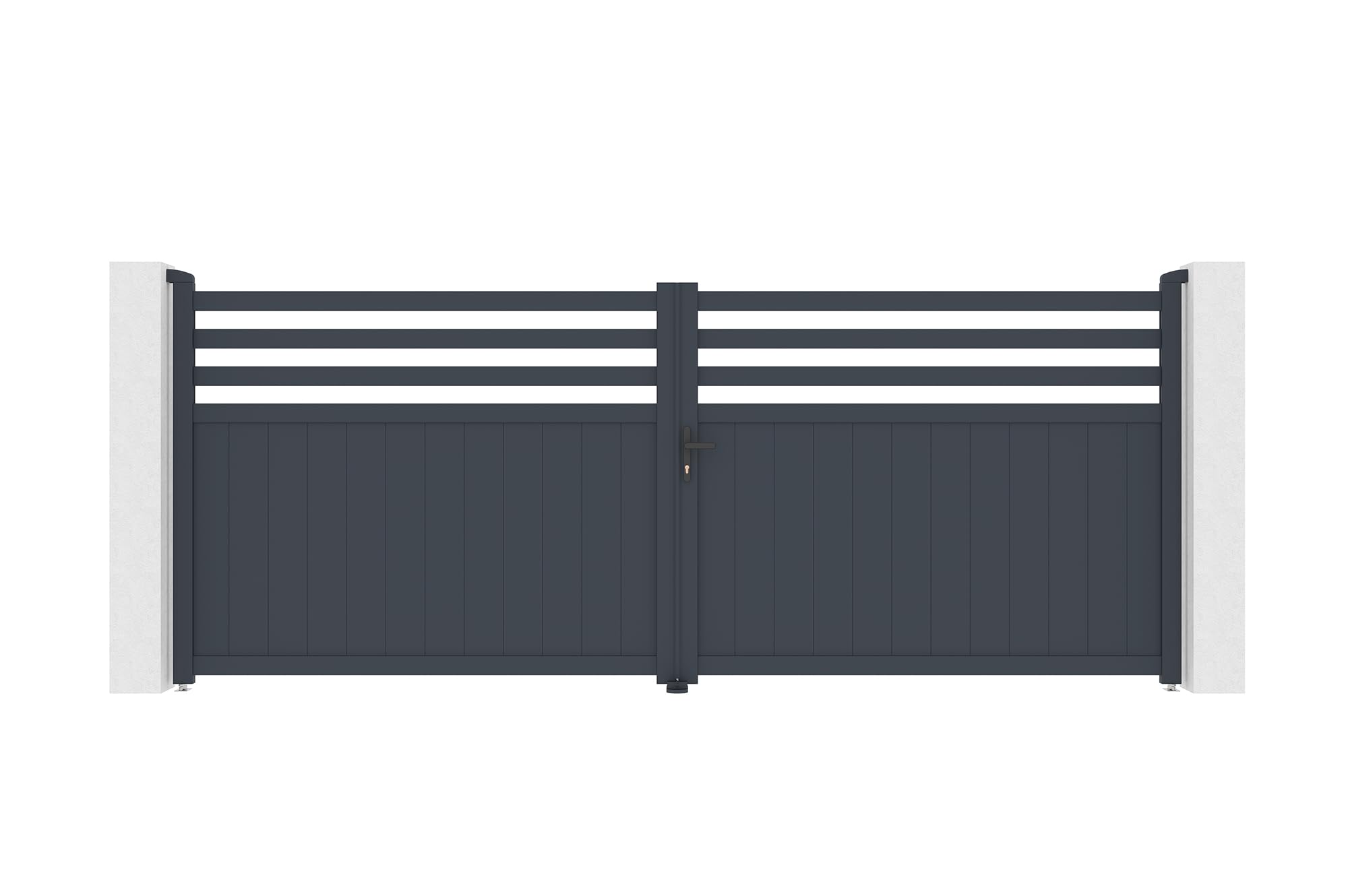 Technical drawing of Casanoov NEVIS 400B160 gate with dimensions and components