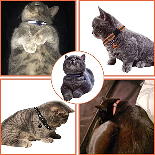 D-buy Cat Collars, Cat Collars with Bell, Breakaway Cat Collars, Reflective Cat Collars, Nylon Cat Collars with Bell… - Image 8