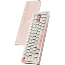 Defender 68 Gaming Keyboard Wired Hot Swappable Gasket Mount RGB Custom Key Board Pink