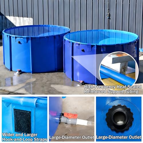 Estanque de peces para cultivo koi en jardín exterior y reserva de agua doméstica 5