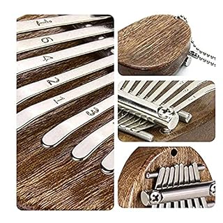 Pouce Piano 8 Touches Mini Kalimba, Cadeau Instrument de Musique Marimba Portable, Doigt en Bois Mbira avec Lanière… - Les Beatles, Paul McCartney, John Lennon, RIngo Starr, George Harrison Pouce Piano 8 Touches Mini Kalimba, Cadeau Instrument de Musique Marimba Portable, Doigt en Bois Mbira avec Lanière… – Image 4