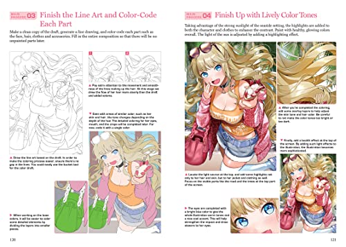 Manga & Anime Digital Illustration Guide: A Handbook for Beginners (with Over 650 Illustrations)