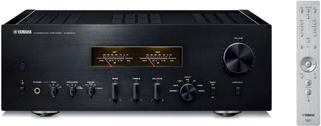 Audio A-S2200BL Integrated Amplifier (Black)