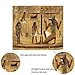 QCWN Egyptian Tapestry Wall Hanging Egyptian Ancient Religion Historical Tapestry Backdrop Cloth Egypt Egyptian Character For Home Dorm Living Room Decor. Multi 78x59Inc