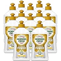 Morning Fresh Ultimate PRO Performance Lemon Dishwashing Liquid, 350 ml (Pack of 12)