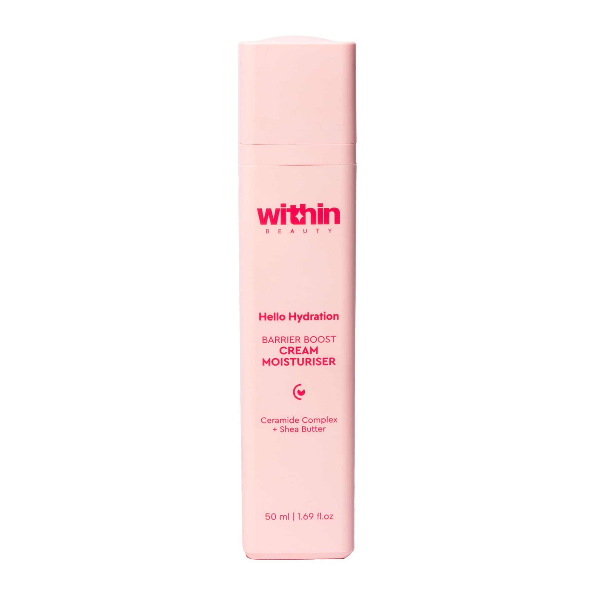 Within Beauty Ceramide & Shea Butter Cream Moisturiser | 72 Hrs Moisturisation | Hello Hydration Barrier Boost Moisturiser | For Normal To Dry Skin | Non-Greasy Light Weight | Quick-Absorbing | 50ml-image-33