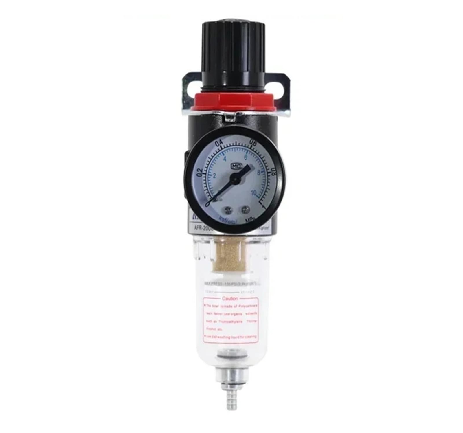 Pneumatyczny filtr jednostka do uzdatniania powietrza regulator ciśnienia sprężarka zawór redukcyjny przełącznik miernika separacji wody oleju (AFR-2000 w PC-8MM)