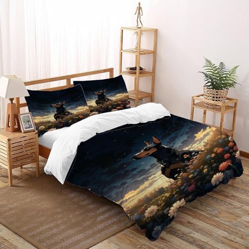 Housse de couette 3 pièces Ethereal Field finitions soignées