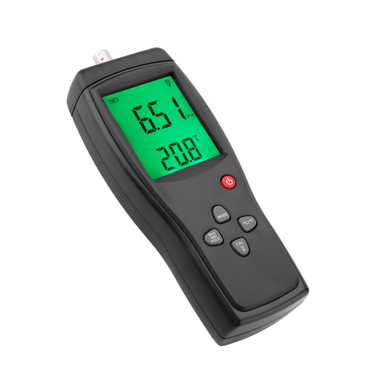 Haofy Cyfrowy Tester Miernika PH 0,00~14,00 Przyrząd do Pomiaru Wilgotności PH do Użytku Laboratoryjnego i Domowego