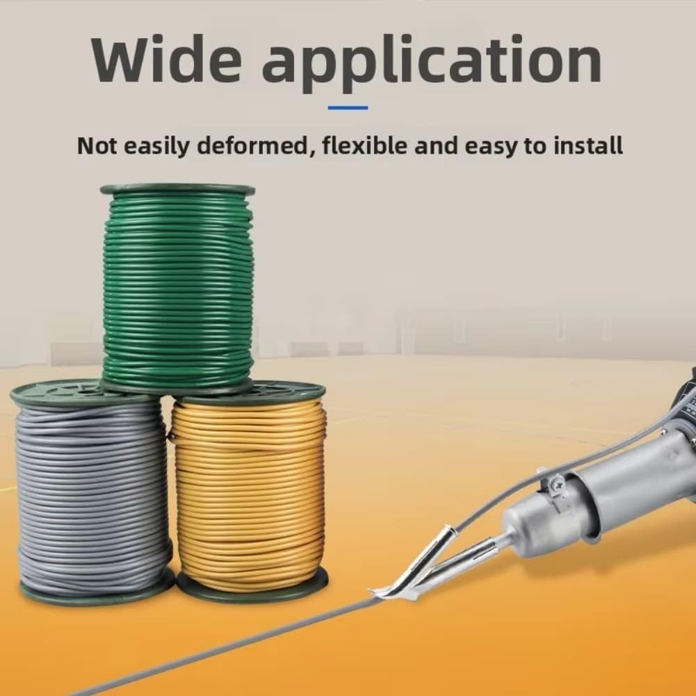 Varillas de soldadura de PVC para instalación de suelo con fuerte resistencia al desgaste y estabilidad térmica, adecuadas para baños y suelos de cocina (gris claro)