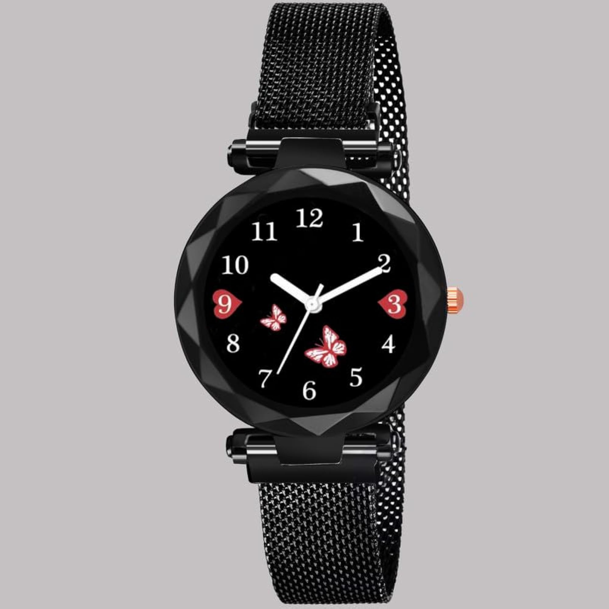 Women's Butterfly Dial Design Analog Wrist Watch