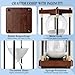 60 Minutes Sand Hourglass Timer, Vintage Sand Clock 60 Minutes, Large White Sander with Wooden End Caps, Hour Glass Sandglass Timer for Games Classroom Kitchen Decorative (White Sand)