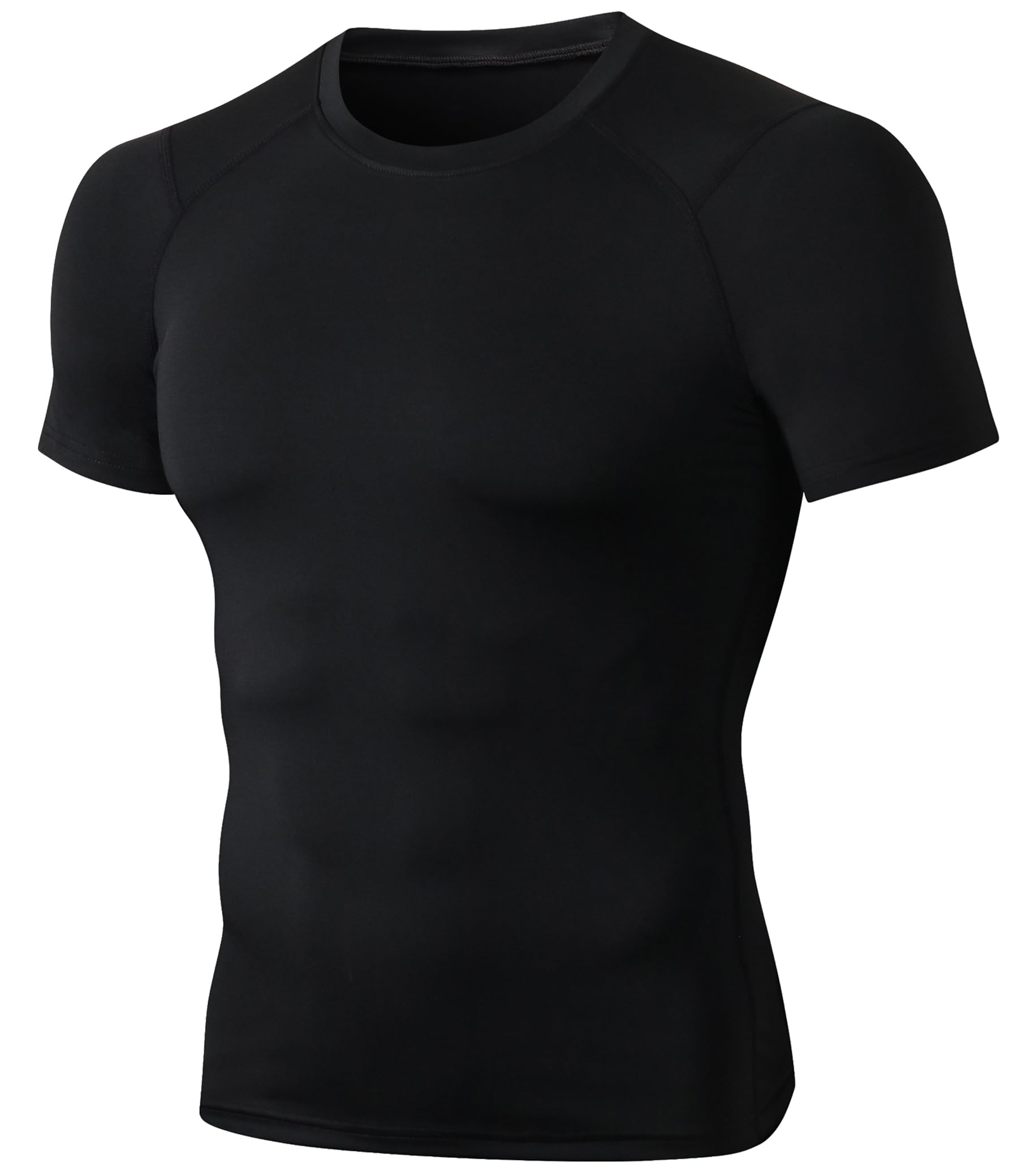 SPVISE Men's Compression Shirt Short Sleeve Cool Dry Workout Athletic T-Shirts Sports Undershirt Performance Compression Tops