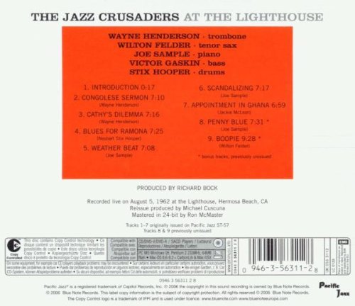 Live at the Lighthouse/Pacific Jazz Records