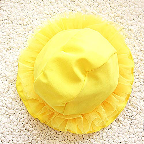 AnFeng Girls Size 6 Bikini Bathing Swimsuit Swimwear Suit Baby Girl Kids Ruffle Girls Swimwear (Yellow, XS)3