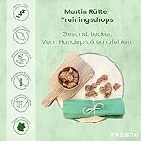 FRESCO Dog Martin Rütter Trainingsdrops Huhn | 1 kg Eimer | Leckerlis für Hunde zur Belohnung | Monoprotein aus Hühnerfleisch | Ohne künstliche Zusätze