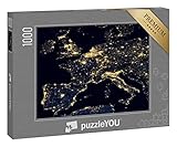 Klassisches Qualitäts-Puzzle in edler Anthrazit-Schachtel mit Puzzlemotiv als Vorlage